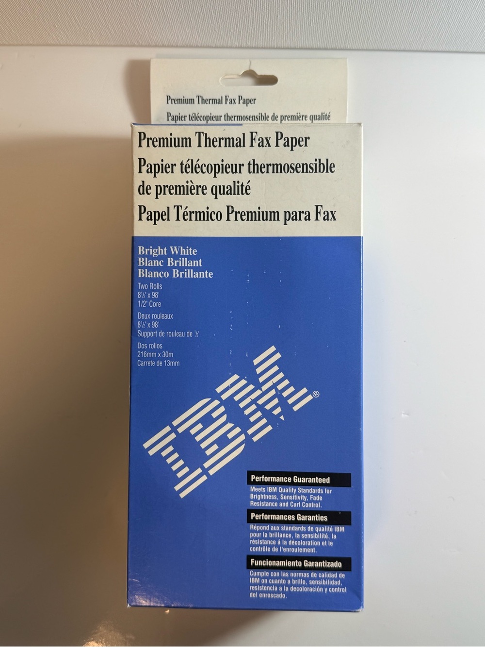 IBM PC Compact Printer Paper Thermal Paper 8 1/2 wide 30m Long Roll -  2 Rolls